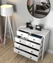 Hanah Home Cómoda FRN-20061 Madera y Blanco